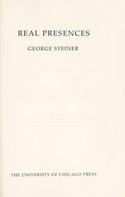 Cover of Real Presences