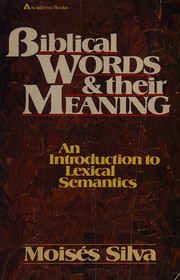 Cover of Biblical Words and Their Meaning