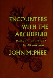 Cover of Encounters With the Archdruid