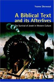 Cover of A Biblical Text and its Afterlives: The Survival of Jonah in Western Culture
