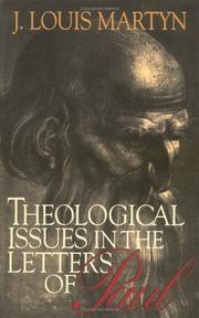 Cover of Theological Issues in the Letters of Paul