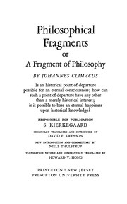 Cover of Philosophical Fragments