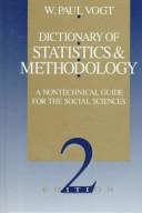 Cover of Dictionary of Statistics & Methodology: A nontechnical guide for the social sciences