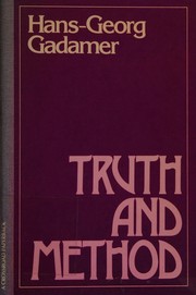 Cover of Truth and Method (2nd edition)