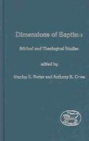 Cover of Dimensions of Baptism: Biblical and Theological Studies