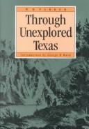 Cover of Through Unexplored Texas