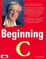 Cover of Beginning C (2nd edition)