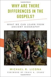 Cover of Why Are There Differences in the Gospels? : What We Can Learn From Ancient Biography