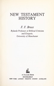 Cover of New Testament History
