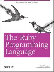 Cover of The Ruby Programming Language