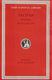 Cover of Loeb 322: Tacitus, The Annals (Volume 5, Books 13-16)