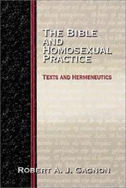 Cover of The Bible and Homosexual Practice: Texts and Hermeneutics