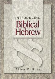 Cover of Introducing Biblical Hebrew