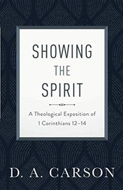 Cover of Sowing the Spirit: A Theological Exposition of 1 Corinthians 12-14