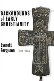Cover of Backgrounds of Early Christianity (3rd edition)