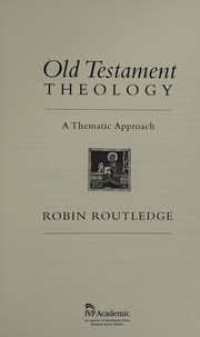 Cover of Old Testament Theology: A Thematic Approach
