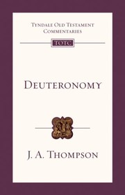 Cover of Tyndale Commentary: Deuteronomy