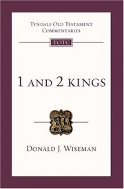 Cover of Tyndale Commentary: 1 and 2 Kings