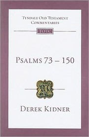 Cover of Tyndale Commentary: Psalms 73-150