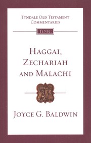 Cover of Tyndale Commentary: Haggai, Zechariah and Malachi