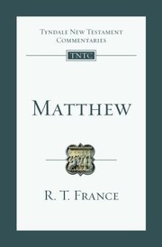 Cover of Tyndale Commentary: Matthew