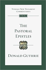 Cover of Tyndale Commentary: The Pastoral Epistles