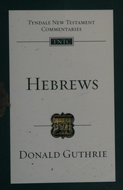 Cover of Tyndale Commentary: Hebrews