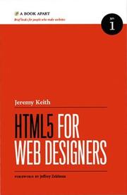 Cover of HTML5 for Web Designers