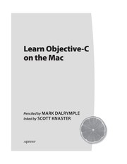 Cover of Learn Objective-C on the Mac
