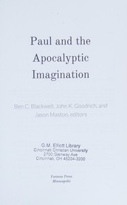 Cover of Paul and the Apocalyptic Imagination
