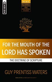 Cover of For the Mouth of the Lord Has Spoken