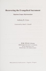 Cover of Recovering the Evangelical Sacrament: Baptisma Semper Refomandum