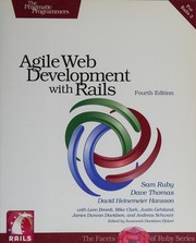 Cover of Agile Web Development with Rails (4th edition)